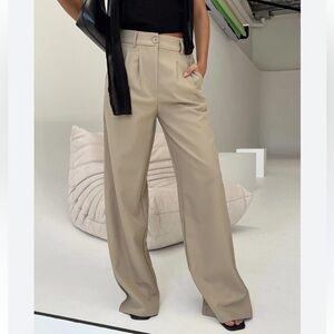 Princess Polly Archer Pants Taupe